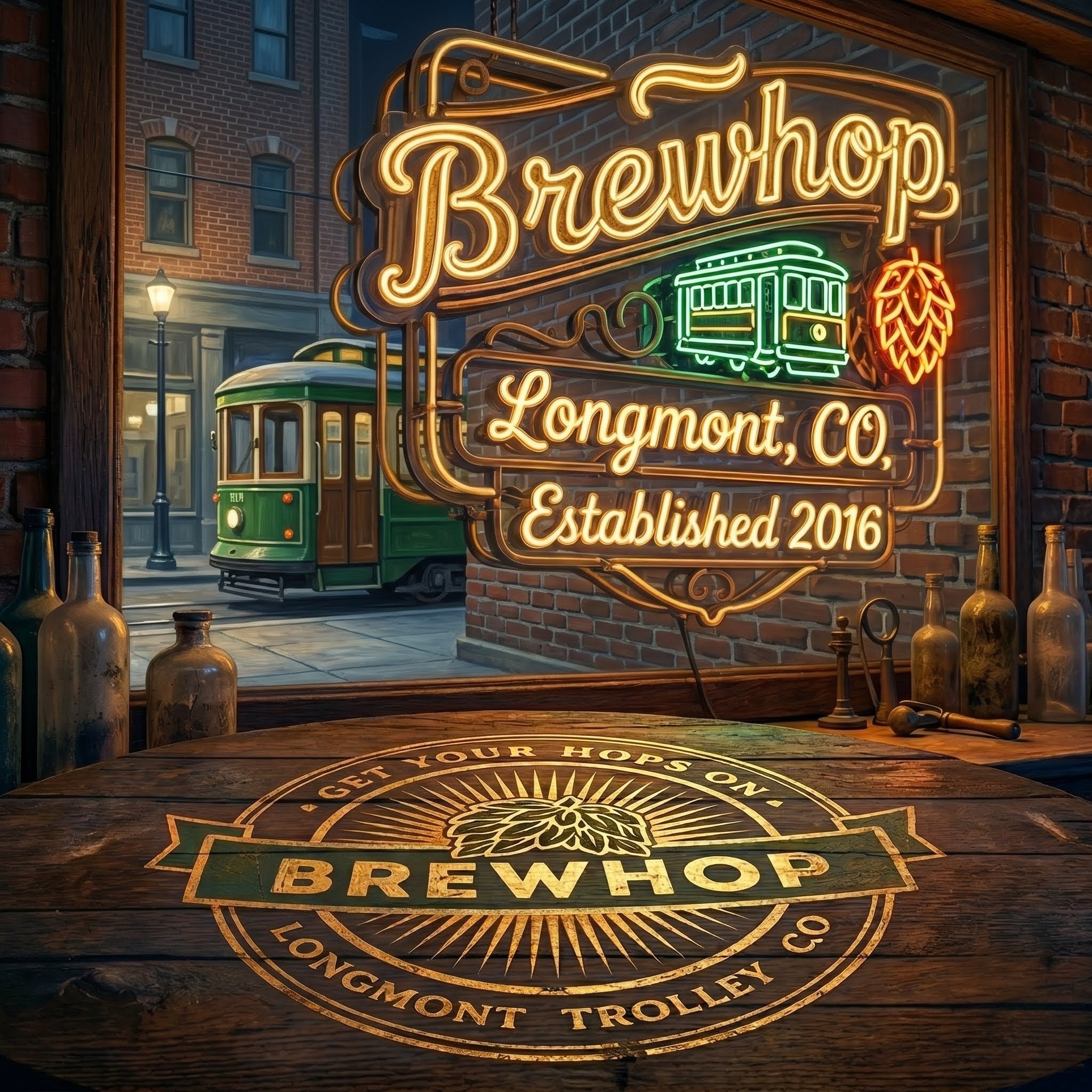 BrewHop Trolley — Longmont, Colorado